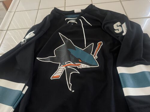 San Jose Sharks NHL Hockey Jersey Black Armor Seagate Size XL. - Picture 1 of 2