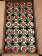 Gas One Butane Fuel 8oz Canister w/ Safety Release Device 28pc (1 box gasone)