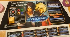 (BACKLIT) NEOGEO SNK vs Capcom SVC Chaos Marquee Art set for Sega Blast City