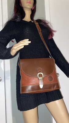 Vtg Finisterre el calafate patagonia Genuine leather sling bag vintage Argentina