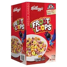 Kellogg’s Fruit Loops, 1.1 kg/ 38.8 Oz Jumbo Size - FREE SHIPPING