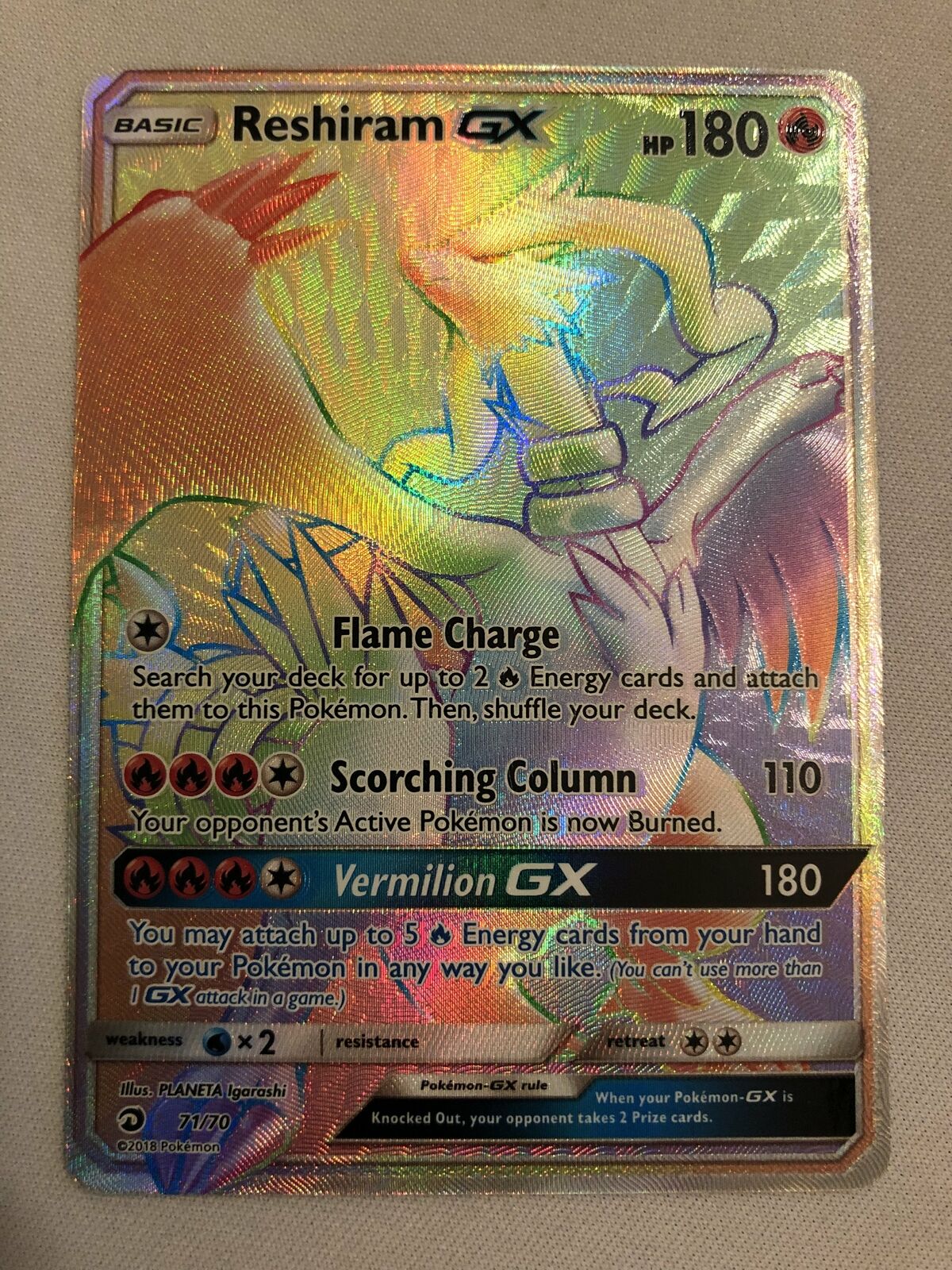 Reshiram GX (Secret)