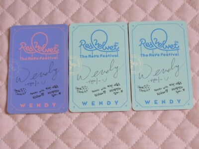 RED VELVET Mini Album THE REVE FESTIVAL DAY 2 Photocard *READ