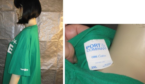 Toys-R-Us Naughty/Nice employee exclusive Holidays Green T-Shirt men 2XL - Picture 8 of 9