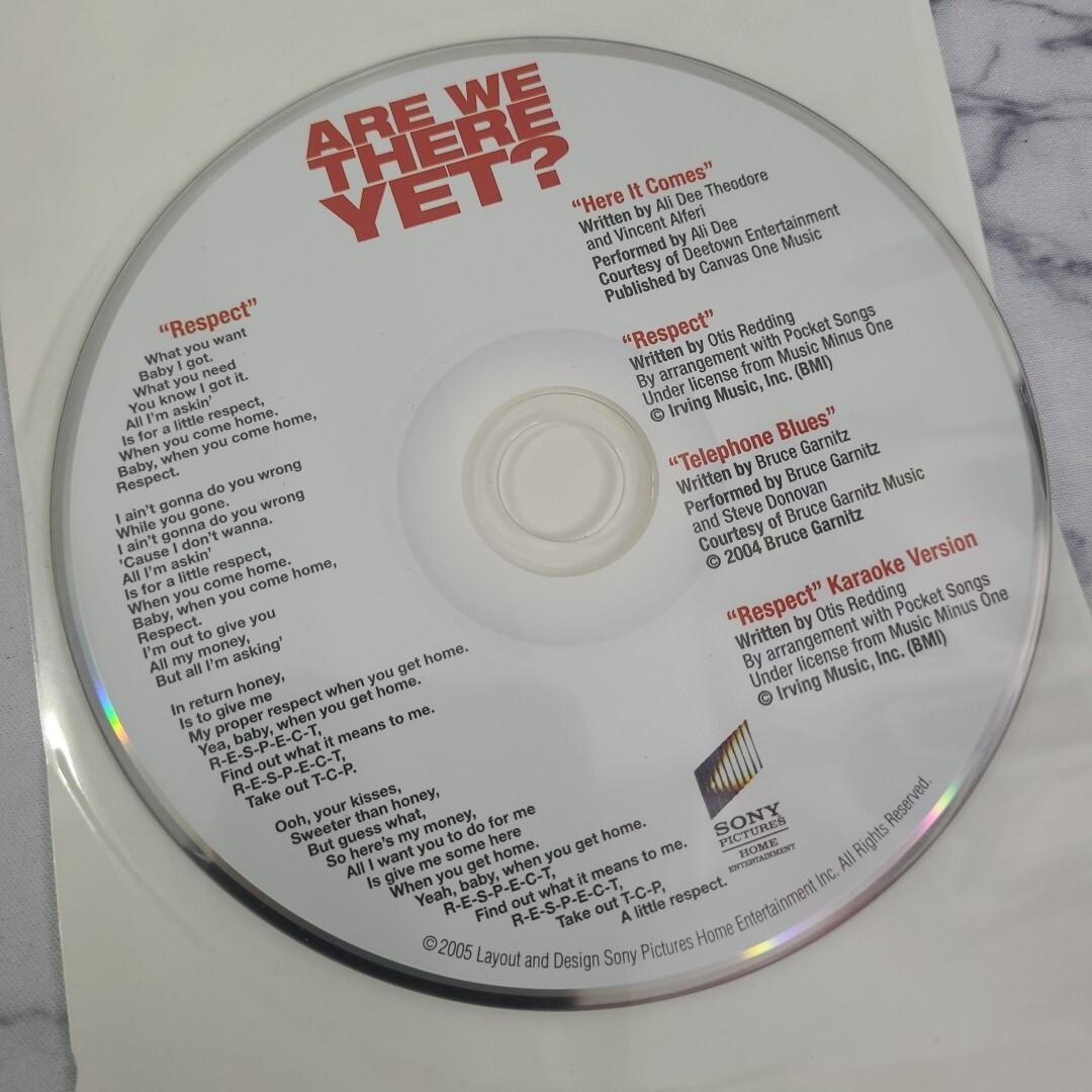 Are We There Yet (DVD, 2005) With Karaoke Sing Along CD Songs From