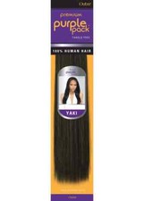 Outre Premium Purple Pack Yaki 100 Human Hair 8"