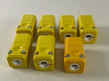 BB14:  Lot of 7 Leviton 5456-VY 2-Pole 3-wire Grounding Connector
