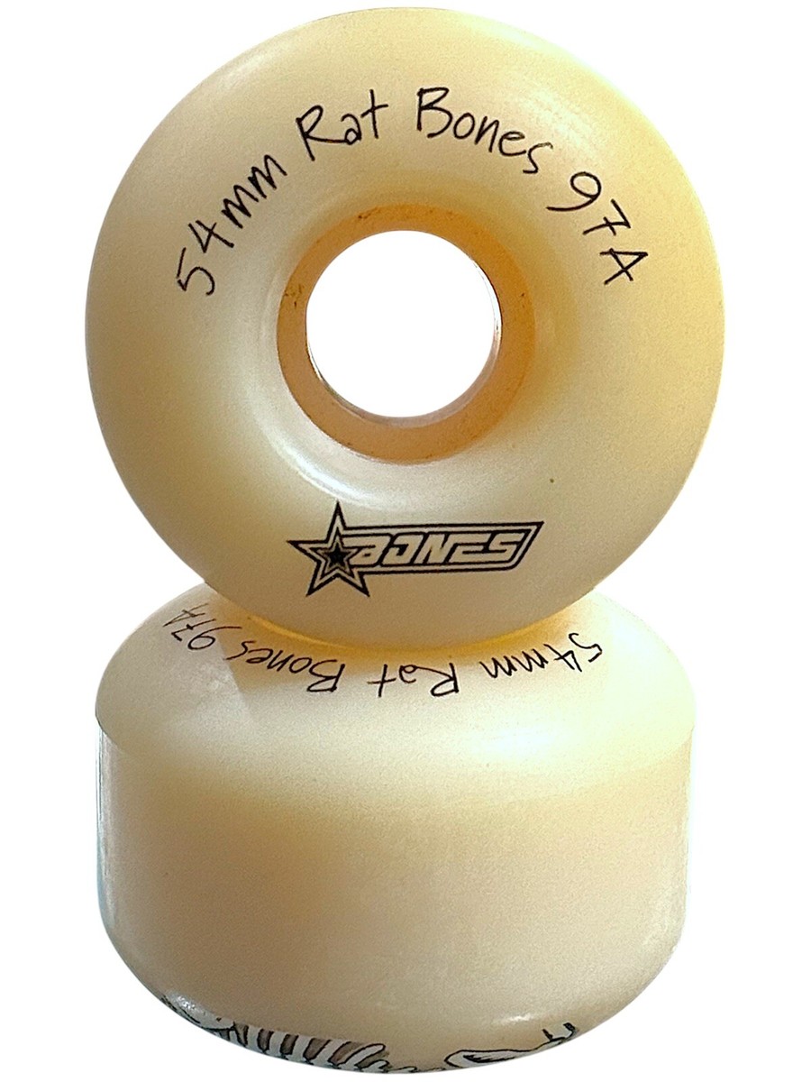 Vintage 1990 BONES 54mm Rat Bones 97A Skateboard Wheels POWELL | eBay
