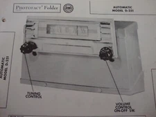 Original Sams Photofact Manual AUTOMATIC D-251 (174)