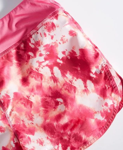 ID IDEOLOGY Big Girls Tie-Dye Elastic-Waist Shorts Pink PICK SIZE - Picture 3 of 3