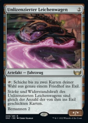 Unlizenzierter Leichenwagen / Unlicensed Hearse  - CAPENNA -  deutsch  (n-mint)