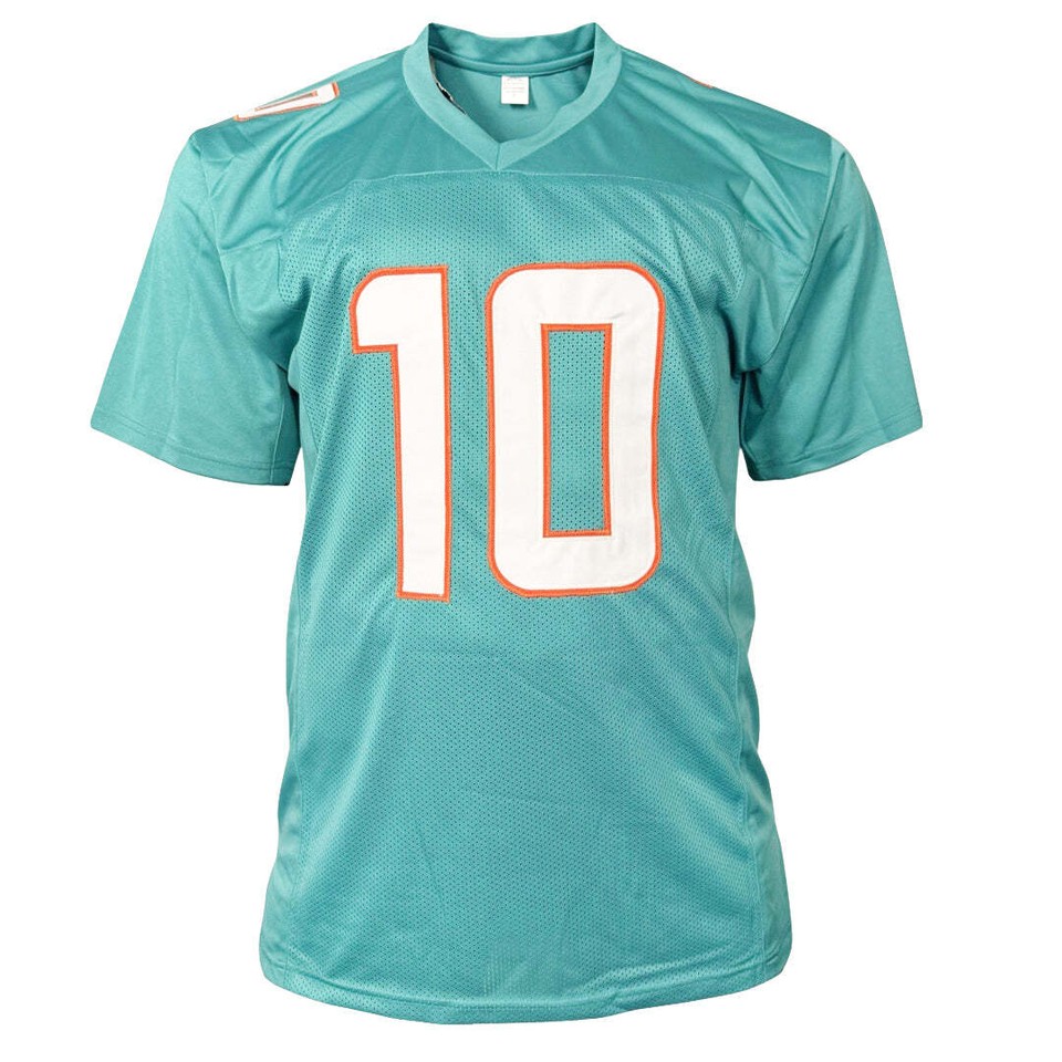Tyreek Hill Signed Miami Teal Football Jersey (Beckett) eBay