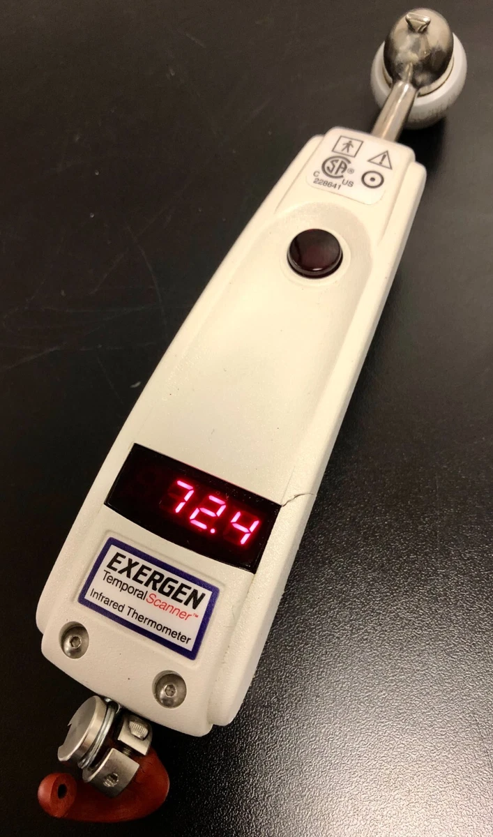 Exergen temporal scanner infrared thermometer outlet