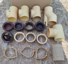 Mixed Lot 17 Pcs Truma Diffuser Reduction Tee 65mm Hot Air Distribution