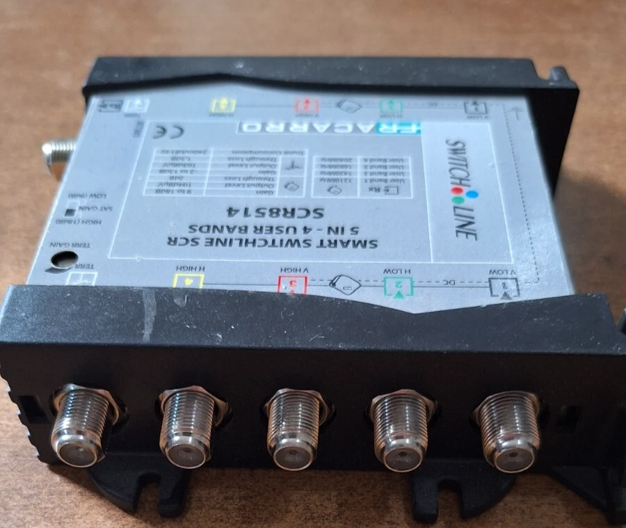 Centralina FRACARRO SCR8514 MULTISWITCH SCR 5IN 1OUT 4USER - Immagine 4 di 4