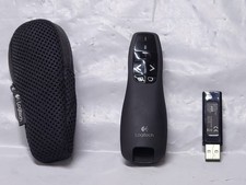 LOGITECH R400 WIRELESS LASER PRESENTER REMOTE - CLICKER w/LASER P0INTER A5.2