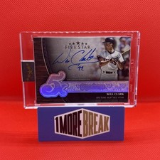🔥2025 Topps Five Star Will Clark Five Time Signatures Encased Auto 50/50🔥