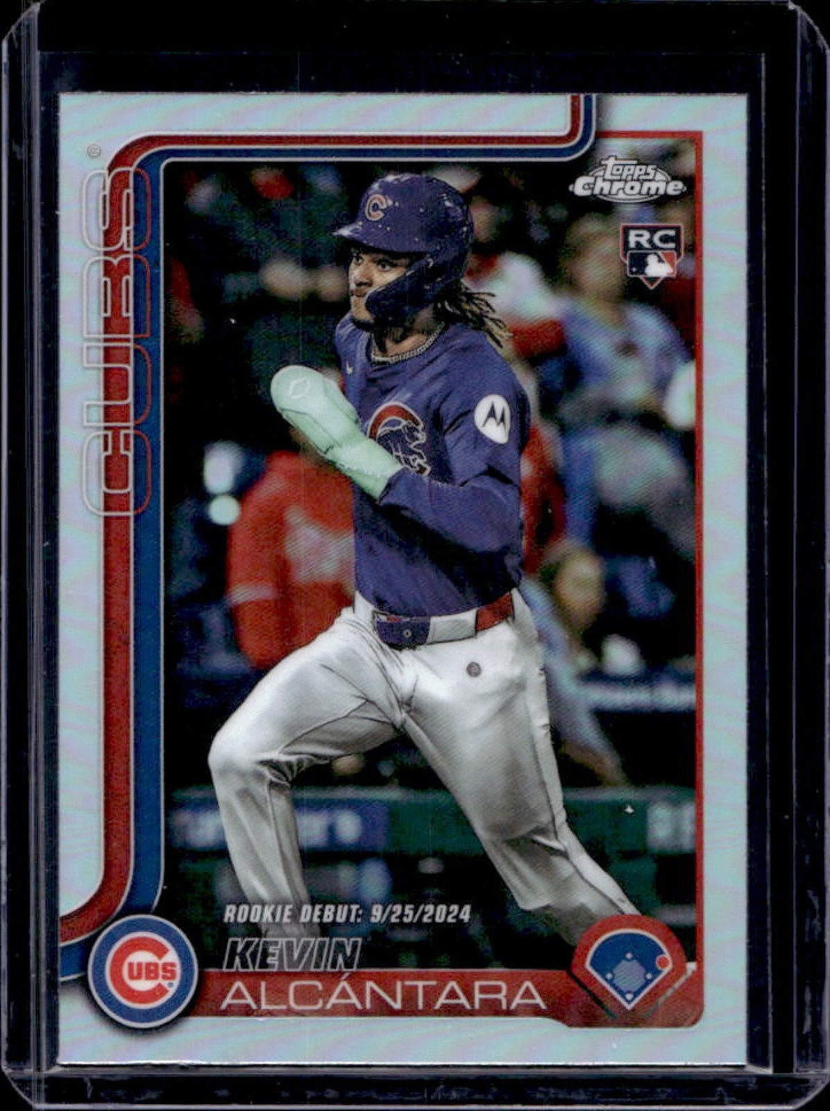 2025 Topps Chrome Update Kevin Alcantara RC Refractor Rookie #USC25 Cubs