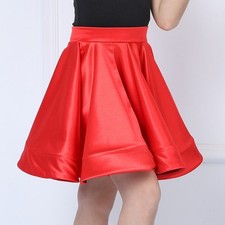 Girls Kids Skirt Costume Dancewear Latin Ballroom Cha-cha Dance Ruffles
