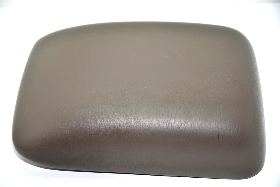 💎 Toyota Camry 1992-1996 marrón consola central reposabrazos corto acolchado tapa superior OEM Foto 3 de 4