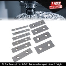 New 10 Pair 1/8 x 4" Precision Parallel Set 0. 001" Hardened Steel In Box