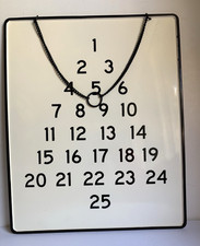 Contemporary Christmas Advent Calendar, Magnolia, Size 13" x16"