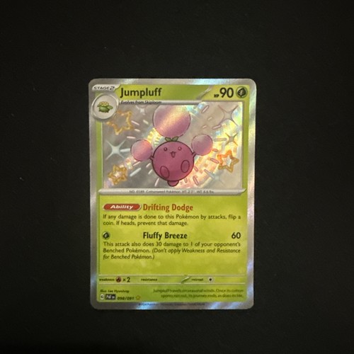 Pokemon Jumpluff Holofoil 98 Paldean Fates Shiny Rare NM