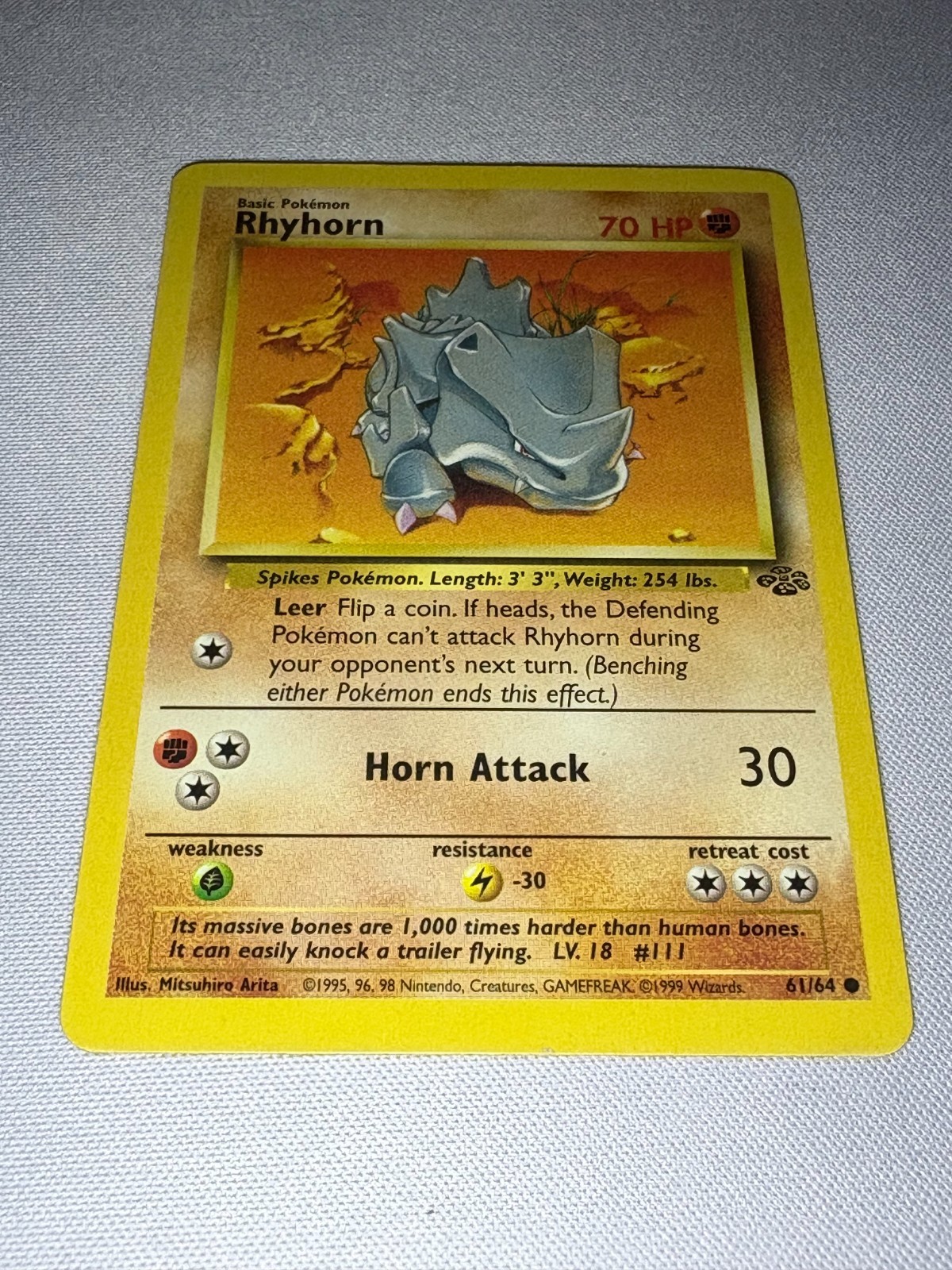 Vintage Pokemon TCG Jungle Set Unlimited - CHOOSE YOUR CARD - All Cards MP to LP