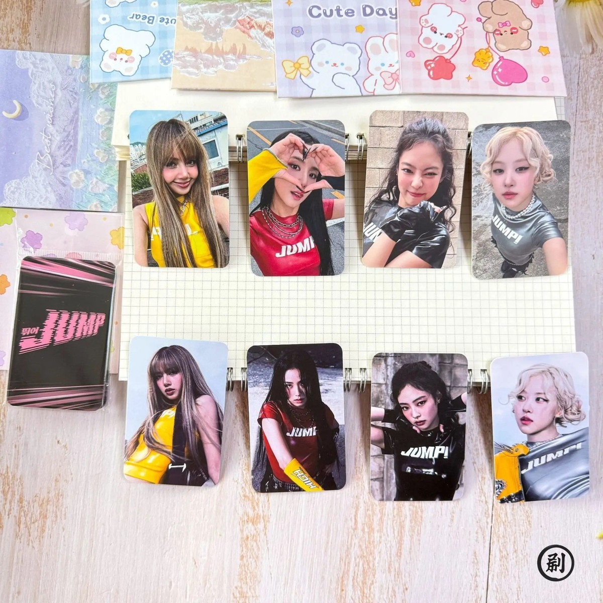 BLACKPINK Photocard Set JENNIE LISA JISOO ROSIE Jump Album Tour