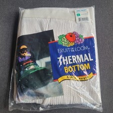 Fruit of the Loom Men's Waffle Thermal Bottoms Long Johns Underwear Sz XL NOS