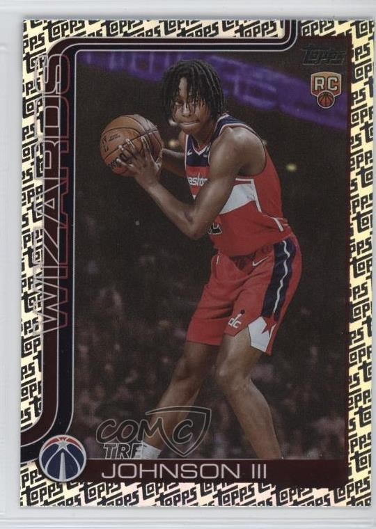 2025-26 Topps Topps Foil Pattern Tre Johnson III #206 gh4