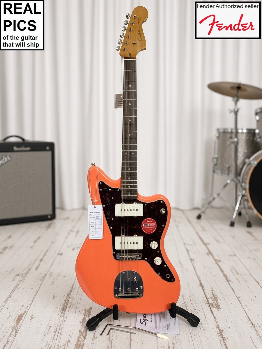 Genuine CLASSIC VIBE Fender Squier JAZZMASTER 60s Series Coral