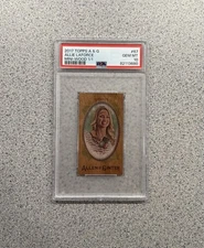2017 Topps Allen & Ginter #67 Allie LaForce Mini Wood 1/1 PSA 10 Gem Mint RARE