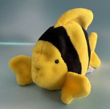 💛🖤 Bubbles The Fish 🖤💛 | Ty Beanie Baby | 1st Gen Tush Tag, No Hang Tag