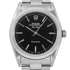 Rolex Air-King 34mm 1994 Black Dial Stainless Steel Watch 2