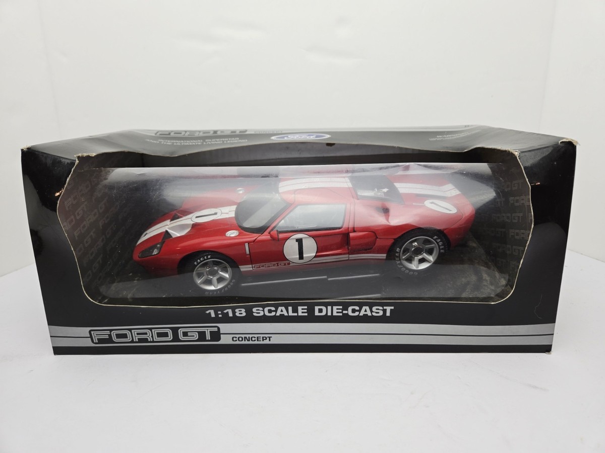 車　ダイキャストミニカー　1/18　フォードＧＴ　ＢＥＡＮＴＡＬＫ　Ｇ.Ｐ BeanStalk Group Ford GT Concept Car #1 Red/White 1:18 Diecast