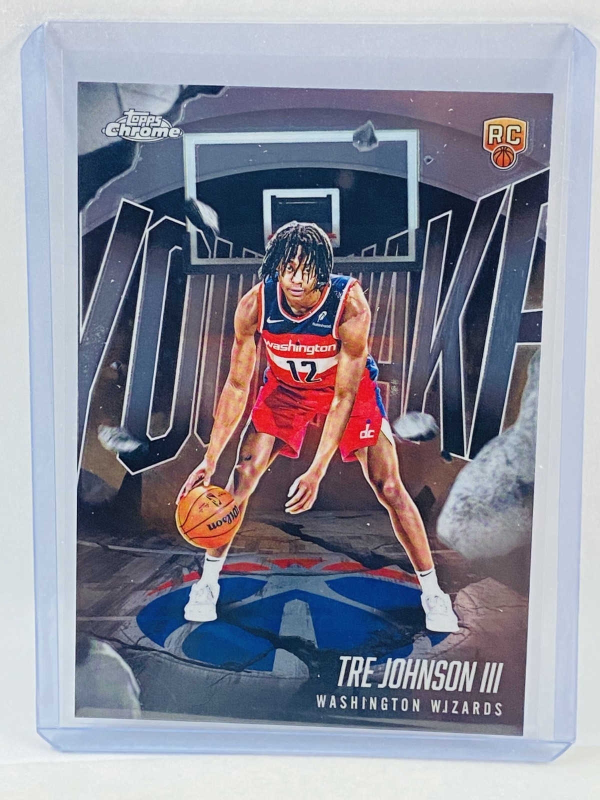 2025-26 Topps Chrome Tre Johnson III RC Youthquake YQ-6