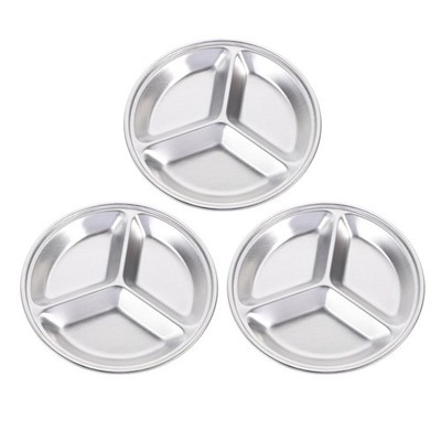 3 Pcs Mehrgitter-gerichte Küchenhelfer Edelstahl Edelstahlgeschirr