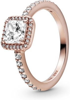 Pandora Quadratischer Funkelnder Strahlenkranz Ring 188862C01 Damenring