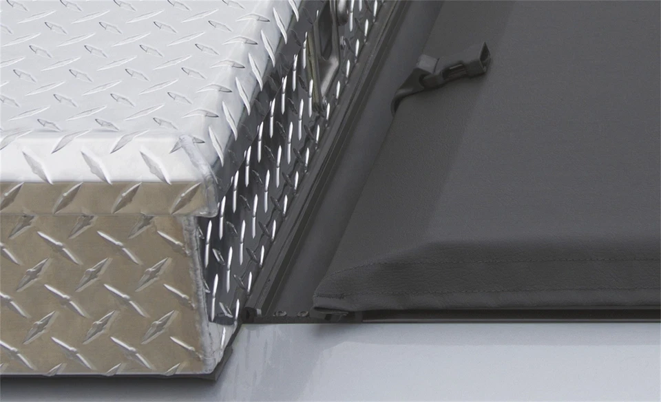 Caja de herramientas de acceso cubierta Tonneau para 08-16 Ford F-250 F-350 F-450 Super Duty plataforma de 8' Foto 4 de 4