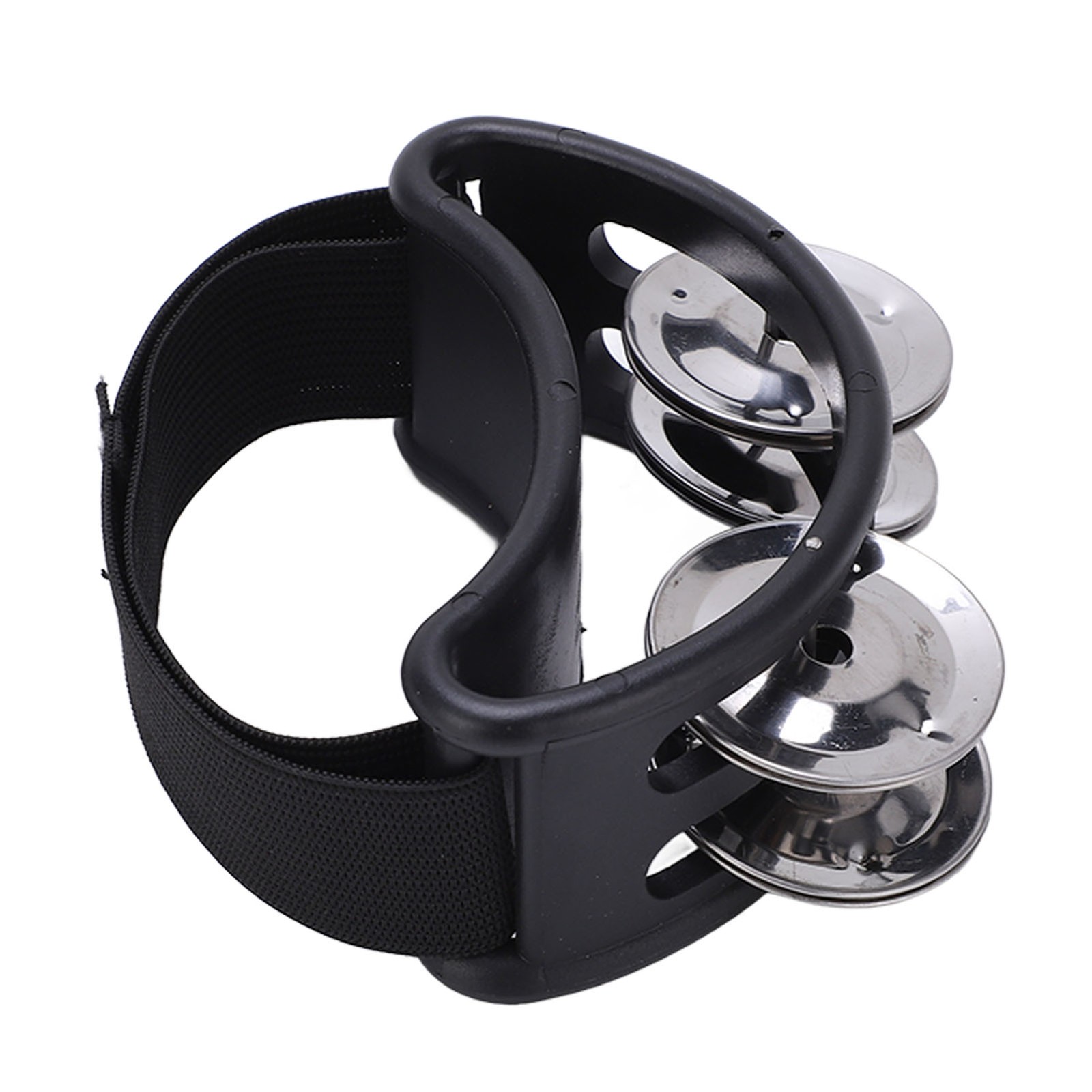 Foot Tambourine Jingle Bell Percussion Instrument Musical Accessory For Party