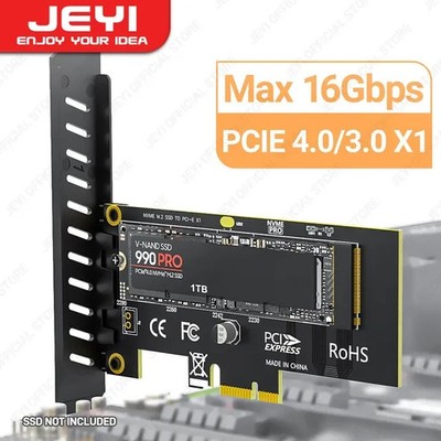 SSD M.2 NVME PCI-E X1 Adapter unterstützt PCI-E4.0/3.0 für 2230/2242/2260/2280