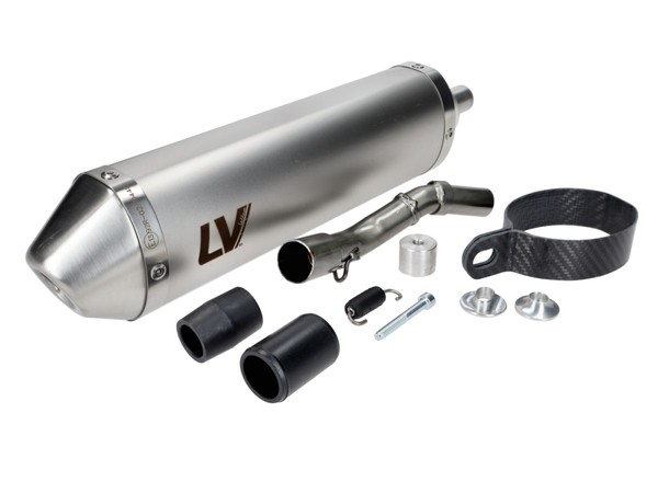 EndschalldäMpfer LeoVince X-Fight Aluminium FüR Beta RR Enduro, Motard E5 2021--image