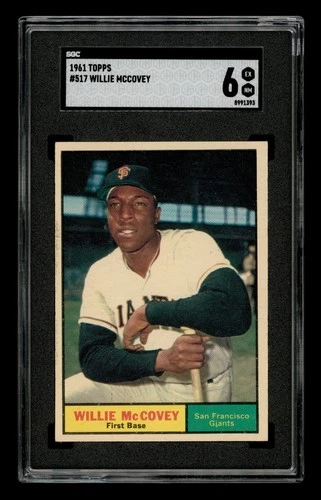 1961 Topps Set-Break #517 Willie Mccovey SGC 6 EX NM