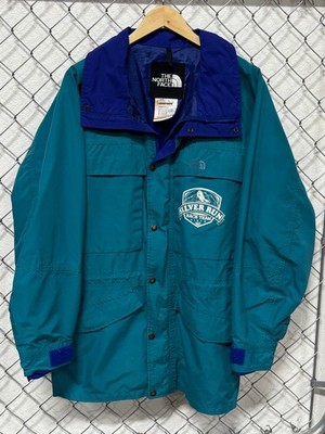 Vintage 90's North Face Gore Tex Silver Run Race Team Parka Jacket Size Large