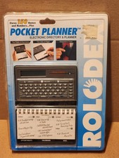Rolodex Pocket Planner Electronic Directory  Planner RPP-3 Clock/Calendar - NEW
