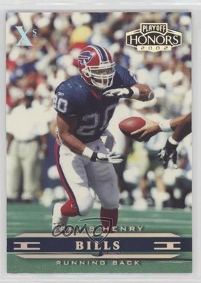 2002 Playoff Honors Xs 34/100 Travis Henry #9 0o9