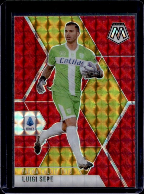 2020-21 Panini Mosaic Serie A Luigi Sepe Mosaic Red #63