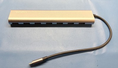 Logilink  UA0310 v2 USB 3.1 USB-C 7 Port USB Hub mit Aluminiumgehäuse