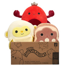 Squishmallows Original Mystery 3-Pack 8-Inch Official Jazwares Plush